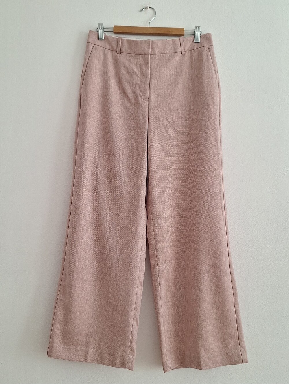 NWT Ann Taylor Blush Wide-Leg Trousers